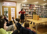 Pripovjedna radionica "Čujte i počujte" u sklopu Mjeseca hrvatske knjige održana u Biskupijskoj knjižnici Varaždin